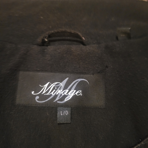 MIRAGE Peacoat Short Black With No Hood Size L - Picture 4 of 4